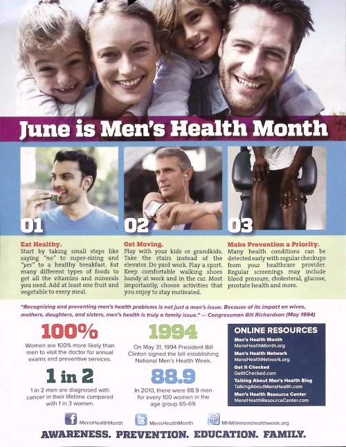 Men's Health Month Flyer