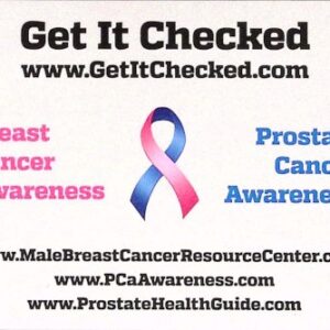 Pin/Card - Blue/Pink Ribbon