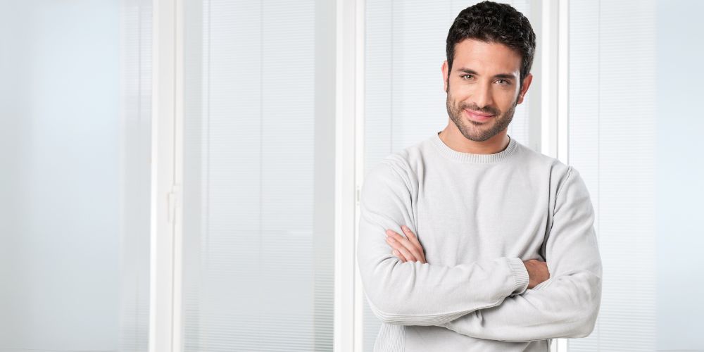 Guy in a white shirt